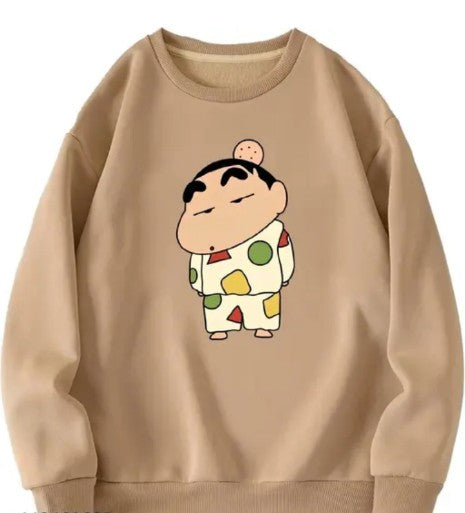 Shinchan long sleeve t shirt made with high quality cotton fabric 240gsm